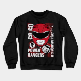 It's Morphin' Time Red Ranger, MMPR Crewneck Sweatshirt